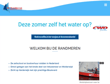 Tablet Screenshot of derandmeren.nl